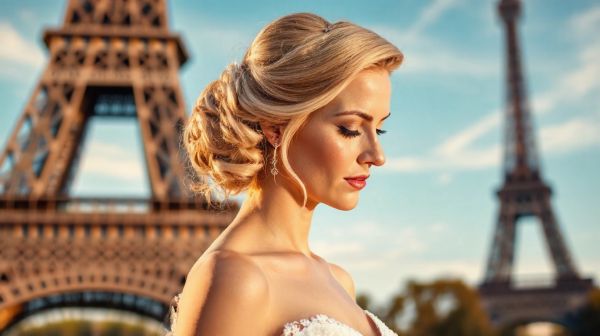 Top coiffures de mariage à réaliser chez soi à Paris 19